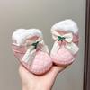 Winter-Babyschuhe: Weiche Gummisohle, Warme Samt-Baumwollstiefel für 0-12 Monate