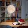 Nordic 3D printing moon chandelier simple children's room bedroom lamp restaurant decoration romantic planet small chandelier