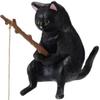 Craft Plant Pot Bonsai Easy Use Micro-landscape Cat Statue Kitten Fishing Ornament Miniature Figurines Fish Tank Ornaments
