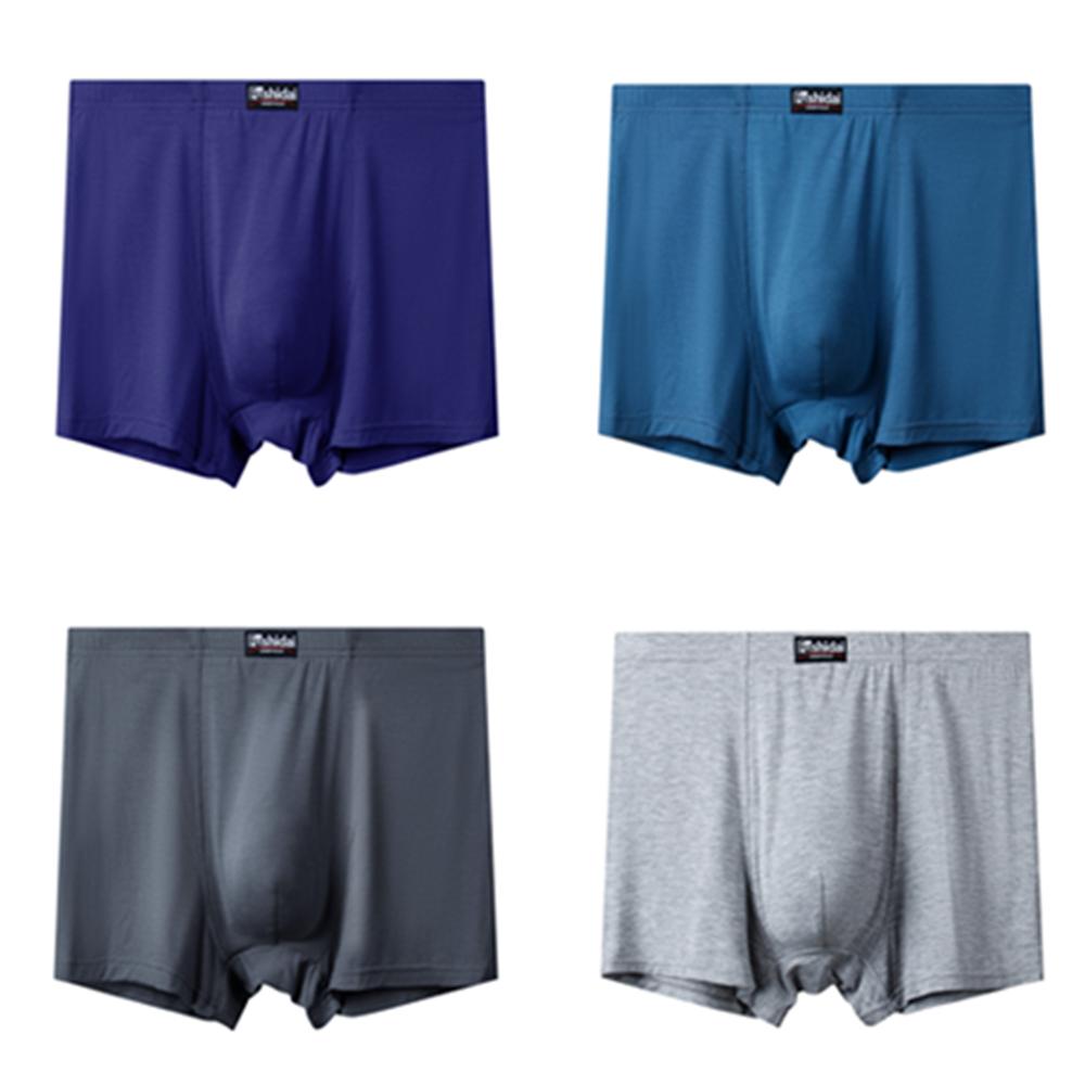 4 Pieces Big Size Underwear Men 's Panties Breathable Underpants Modal Oversize Boxers Shotrs 3XL 4XL 5XL 6XL  7XL 8XL 9XL 10XL 11XL 12XL 13XL