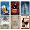 Vintage Beer Brand Metal Sign Plaque Metal Tin Sign Poster Decoration For Workshop Pub Kitchen Club Man Cave Bar Home Wall Decor