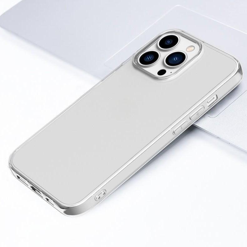 Transparent TPU Soft Shell Full Coverage Case for iPhone 16 Pro