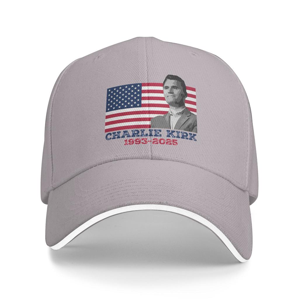 Charlie Kirk 19932025 Sun Baseball Cap Summer Men Women  Custom DIY Trucker Hat Dropshipping y2k Cool Outdoor Gym Baseball Caps