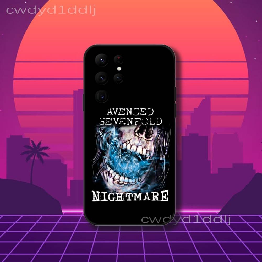A7X A-Avenged S-Sevenfold Phone Case For Samsung S10,S21,FE,S21 ,S26,S25,S24,S23,Ultra,S9,S22,Plus Black Shockproof TPU
