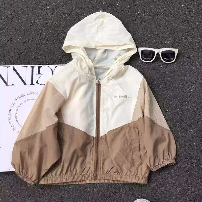 Children's sunscreen clothes boys and girls 1011 new summer thin breathable outdoor UV protection sunscreen clothes jacket