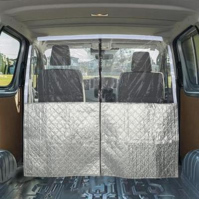 Ohbien Cortina Divisória de Carro Transparente Zíper Dupla Face, Partição Interna, Abre/Fecha Livremente, Divisória de Carro, Transparente