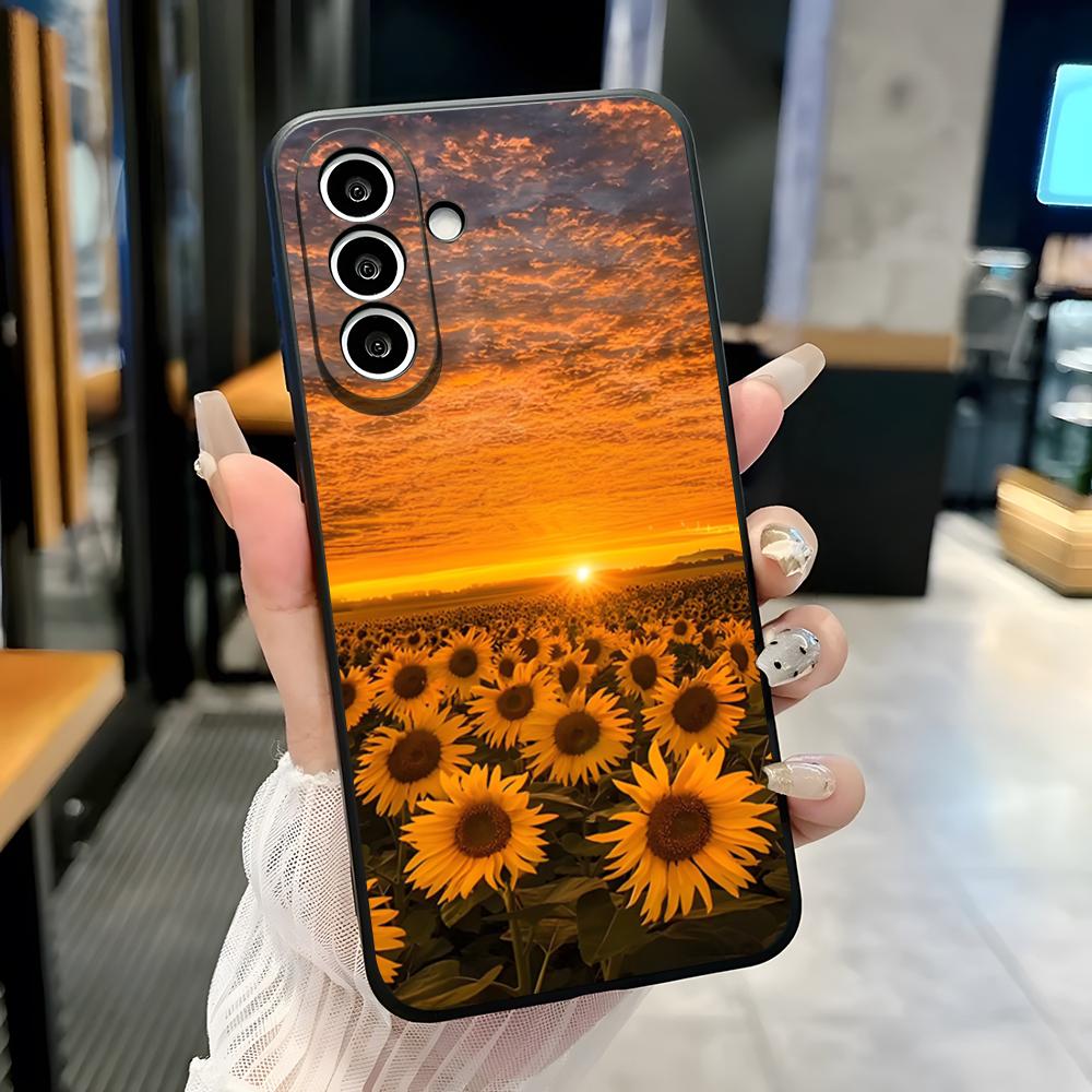 

Sunflower Starry Phone Case For Samsung S26 S25 Plus S20 S20 Plus S22 Ultra S23 FE S21 Plus S21 Ultra Soft Cover Samsung S20 Plus
