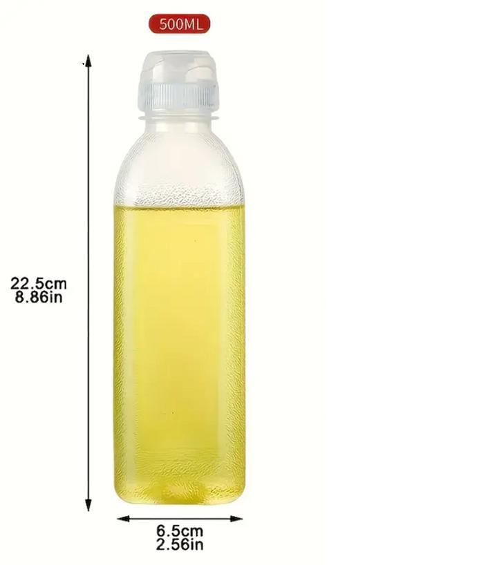 Oil Bottles 300/500 ml, Oil Bottles Vinegar Oil Bottle, Olive Oil Dispenser,Oil Bottle Container, Easy Clean,Squeeze Bottle