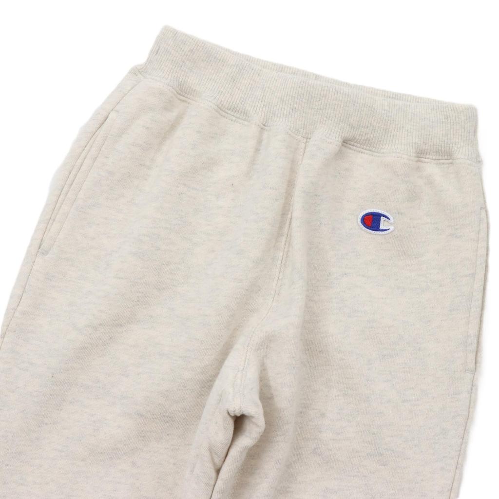 Champion French COTTON One Point 160 Kids' Pants, 100% Cotton, Terry, USA, Logo, Embroidered, Sweatpants, Basic, CK-Y201, Oatmeal,