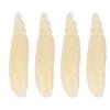 200pcs 17mm Small Artificial Maggot Grub Soft Lure LifE like Worms Fishing Baits