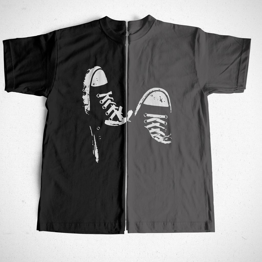 COOLMIND 100% Baumwolle Lässiges Kurzarm Skateschuhe Herren T-Shirt Cool Sommer Cool Herren T-Shirt Männlich Herren T-Shirt Männlich T-Shirts