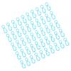 DIY Crafts Lobster Claw Clasps Lanyard Snap Hooks for Key Chain Ring Toy Chain AccessorySky Blue 50pcs