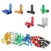 100 Stück Mountainbike Variable Speed Drahtkern Aluminium Endkappe Fahrrad Zubehör Aluminiumlegierung Farbige Bremskabel-Kernkappe