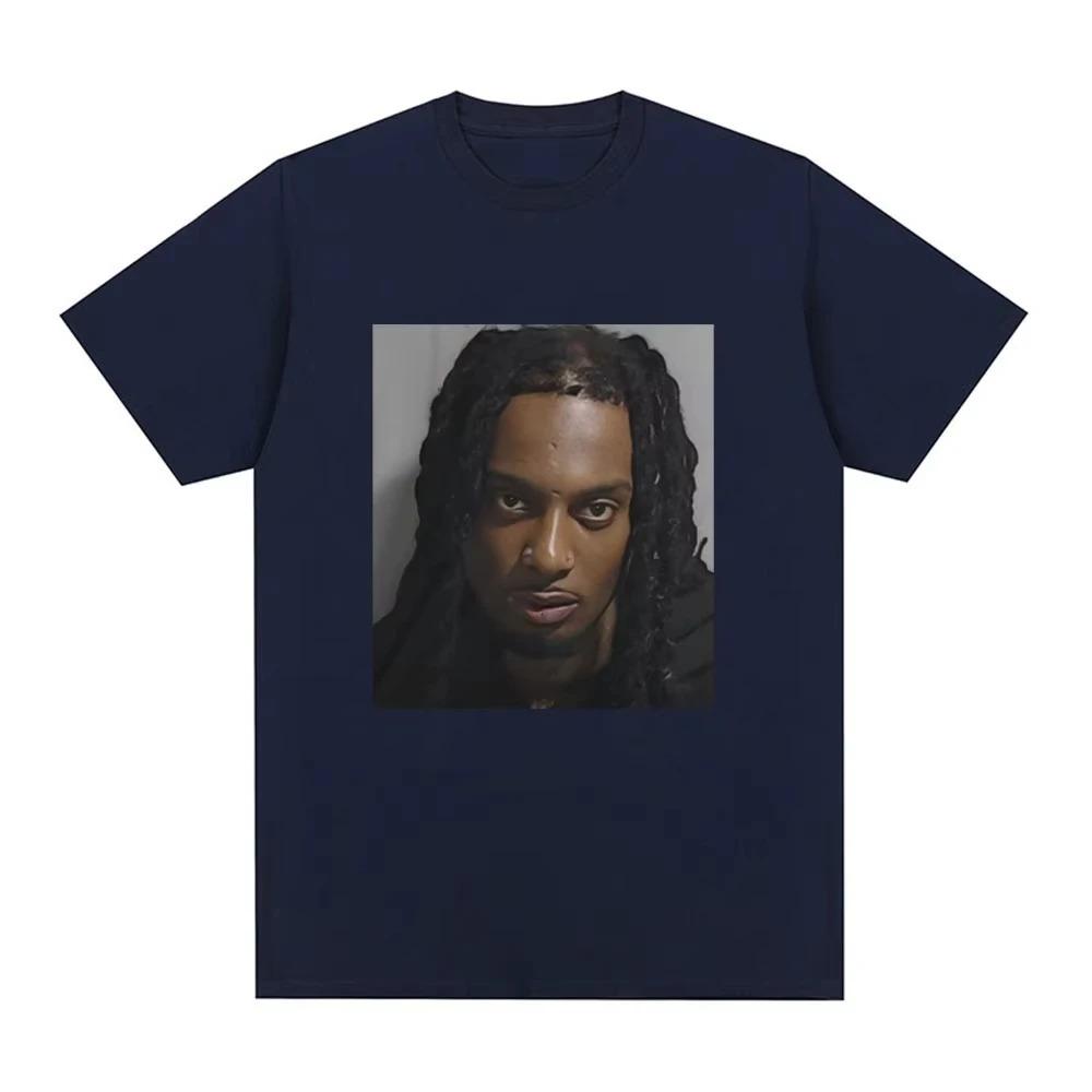 apper Playboi Carti Mugshot Graphic Tshirt Fashion Vintage Hip Hop Unisex high quality Short Sleeves Classic Streetwear Couples
