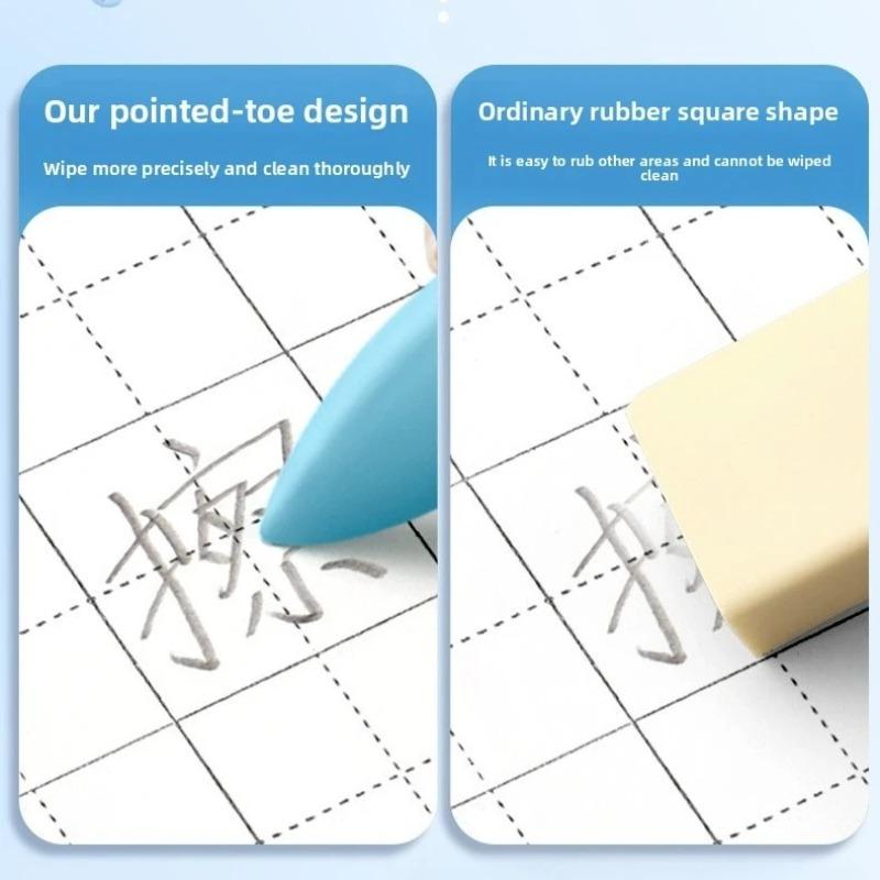 Xiaomi 3/6PCS Creative Eraser, Large Hole & Dust-Free, No Residue, Ultra-Large, Soft Design, Non-Toxic, Clean, for Writing & Sketching