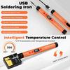 25W Power USB Soldering Iron Lithium Battery Solder Set Adjustable Soldering Iron  Outdoor Repair