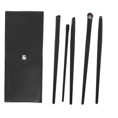 Kit 5 Pennelli Angolati Professionali Morbidi per Trucco Occhi Eyeliner Sfocato per Casa