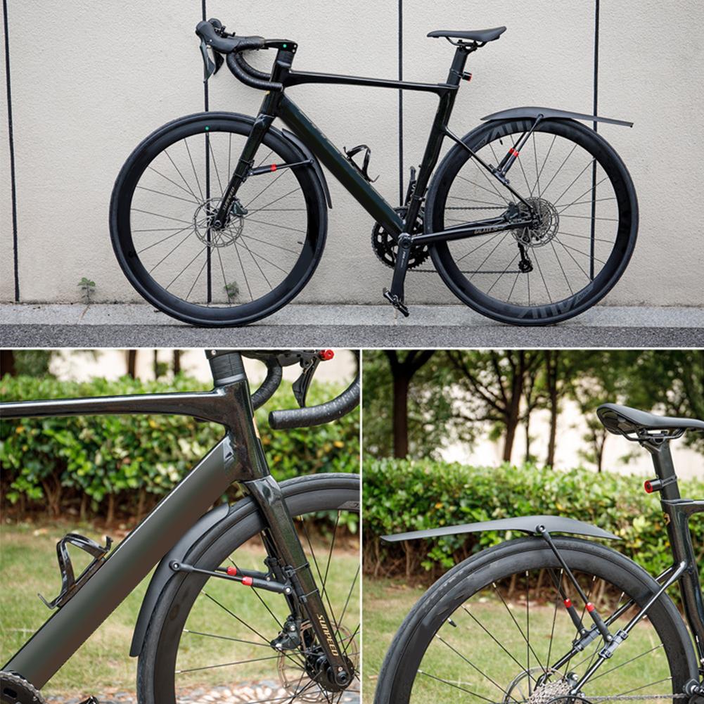 Bicycle Mudguard Adjustable Gravel Road Bike Mudguard Quick Release Road Bike Rear Front Fender Universal Mudguard Bike Parts
