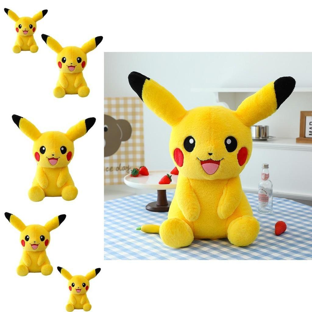 Large Yellow Pikachu Plush Toy Soft And Cuddly Stuffed Animal For Kids Ideal Birthday Gift