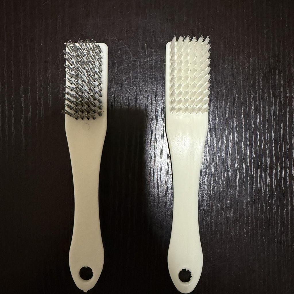 Nano Antique Brush Set: 4 & 6 Row Boar Bristle with Nylon Steel Wire for Patina Finish