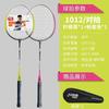 DHS TX202 Badminton Racket Pair Beginners Iron Alloy Frame Lightweight 95-100g Balanced Stiffness