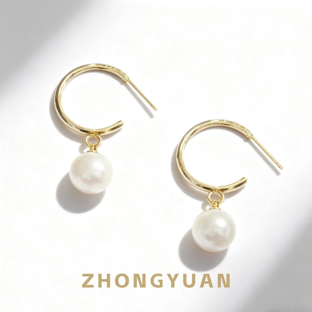 Schicke Retro-Perlenohrringe: Luxuriöses High-End S925 Silber, Modisches und Vielseitiges Nischendesign