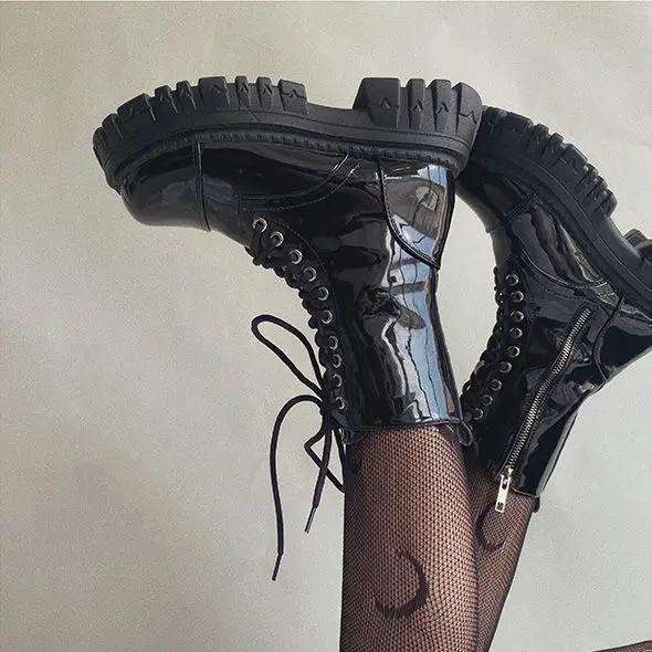 

Fashion Female Short Shoes Round Toe Women s Ankle Boots With Laces Elegant Medium Heels Lace-up Booties Y2k Fashion 2024 High Quality 35