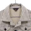 45rpm Stripe Short Jacket 2 Beige X Green Women Used