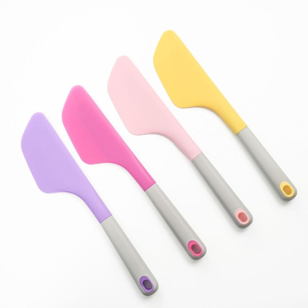Extra Large Multifunctional Silicone Spatula Set: Baking, Mixing, Jam, Cream & Cake Spatulas.