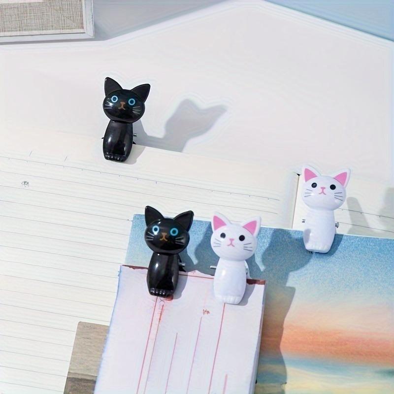 2 cat-shaped food preservation bag clips - sealed kitchen storage clips