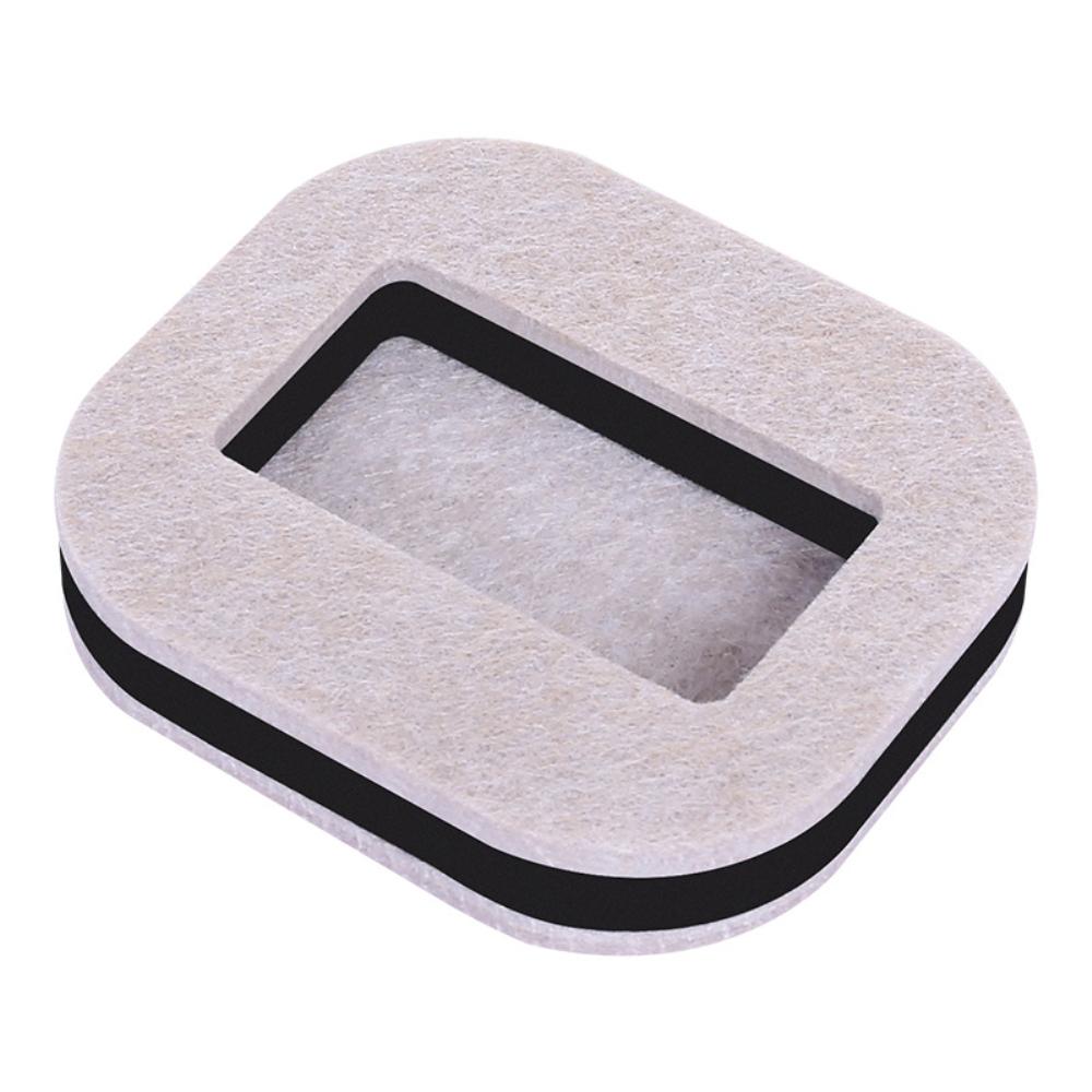 5pcs Furniture Wheel Stoppers Floor Protectors For Furniture Prevent Scratches Felt Seat Wheel Fixing Pad Mute Table Leg Pad