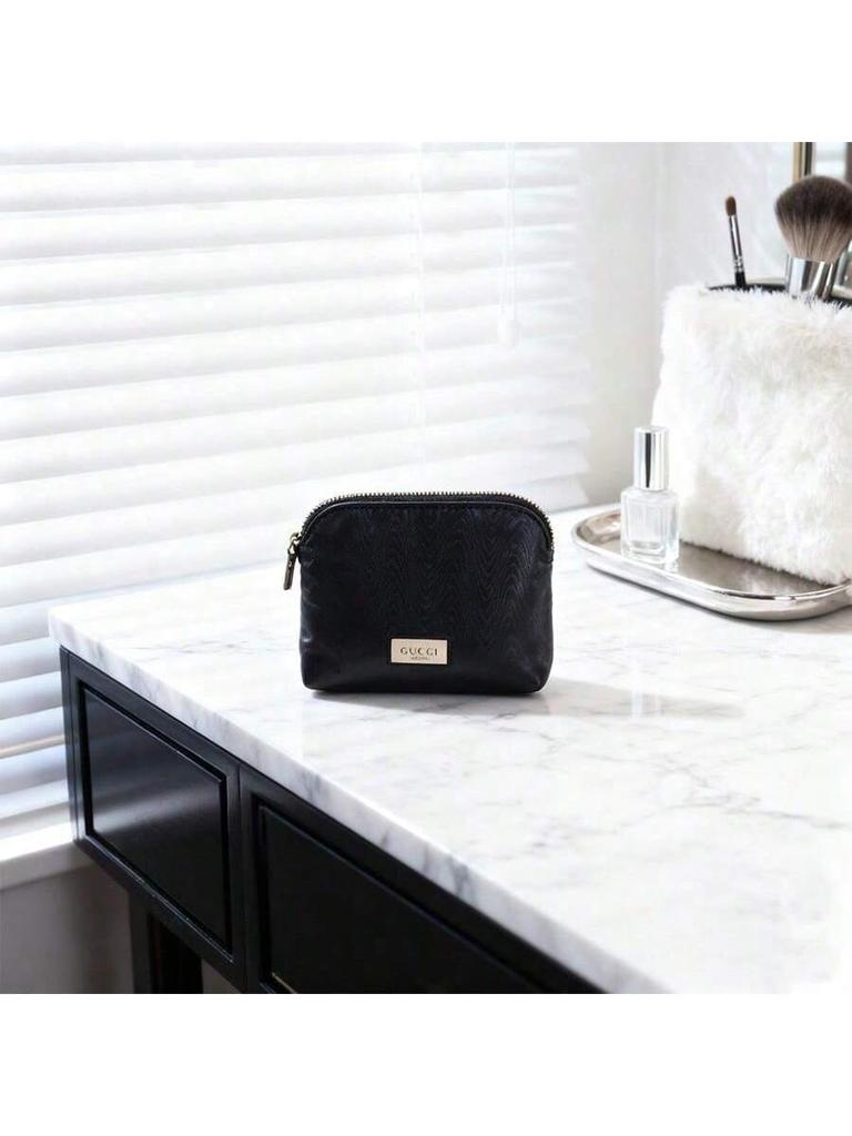 Women Black Retro Makeup Bag, Clutch Bag and Storage Bag, Suitable for Carrying When Going Out GUCCI-GIFT-84