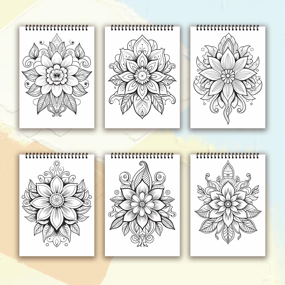 1 buc, Carte de colorat pentru adulți-30 Modele diferite, 100gsm, 11,2x8,3 “Antistres, Paște, Zi de naștere, Cadou de Ziua Îndrăgostiților