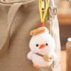 Schattige Eend Pluche Sleutelhanger Zacht Knuffeldier Hanger voor Tassen Rugzakken Schattig Cadeau voor Kinderen Meisjes Eendenliefhebbers