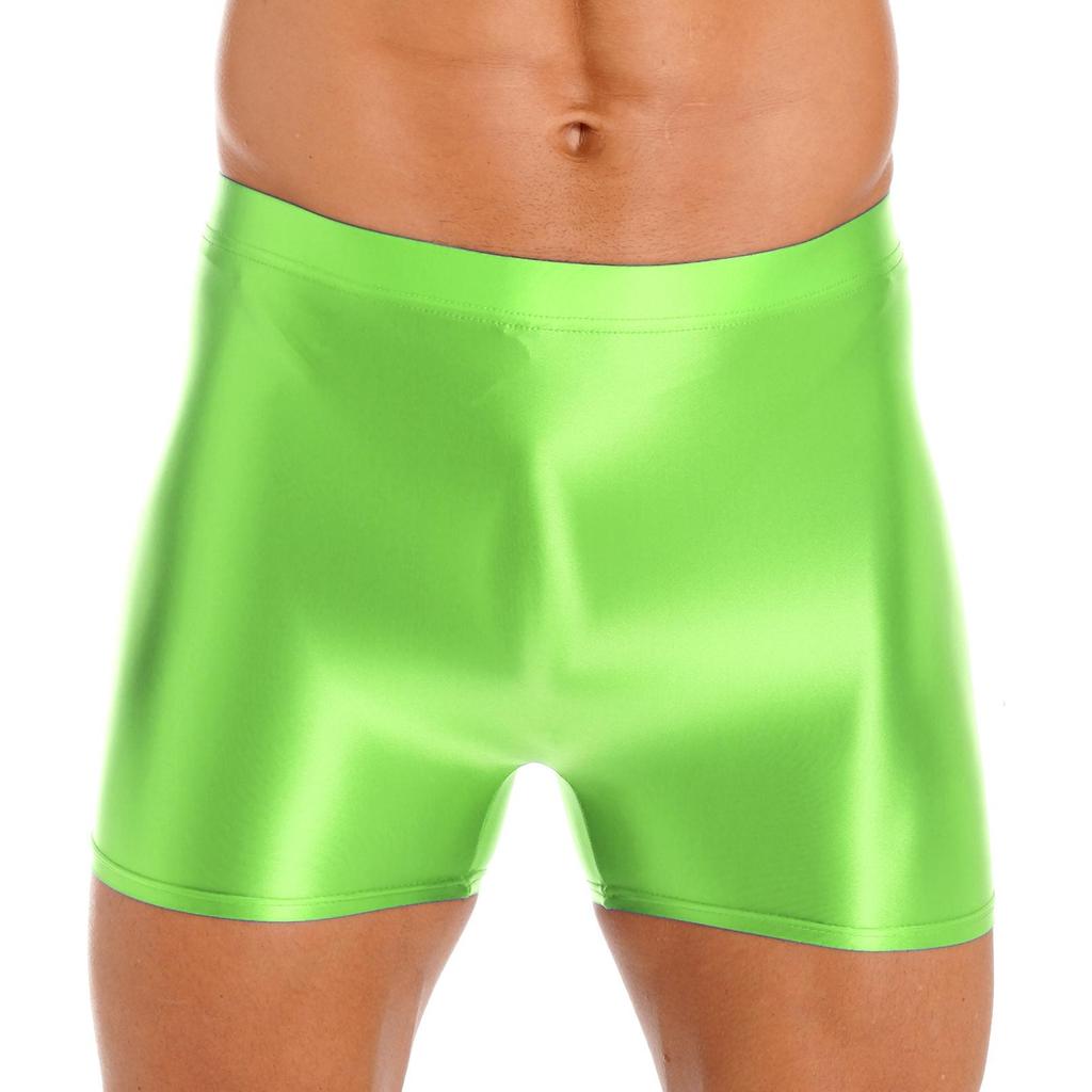 Ultradünne, bequeme Boxershorts, Badehose, Unterwäsche, Strandbekleidung, Sport-Badehose für Herren