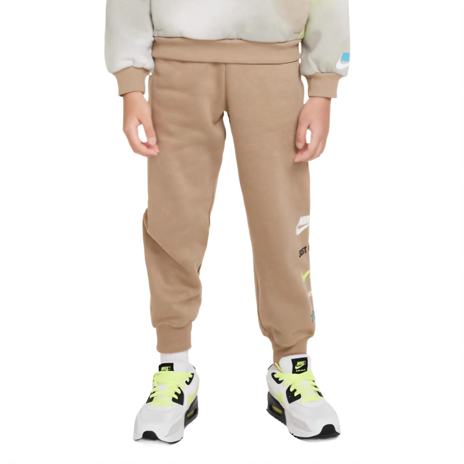 

Nike Comfortable Casual Letter Print Pants Kids bottoms Khaki FB9269-247 S