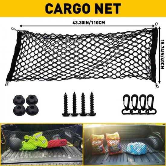 Filet de Cargo 110*40cm Coffre Nylon Ford F150 pour Silverado GMC Dodge Sierra RAM