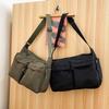 Unisex Large Capacity Tote Bag, Water Resistant Casual All-Match Crossbody Shoulder Bag