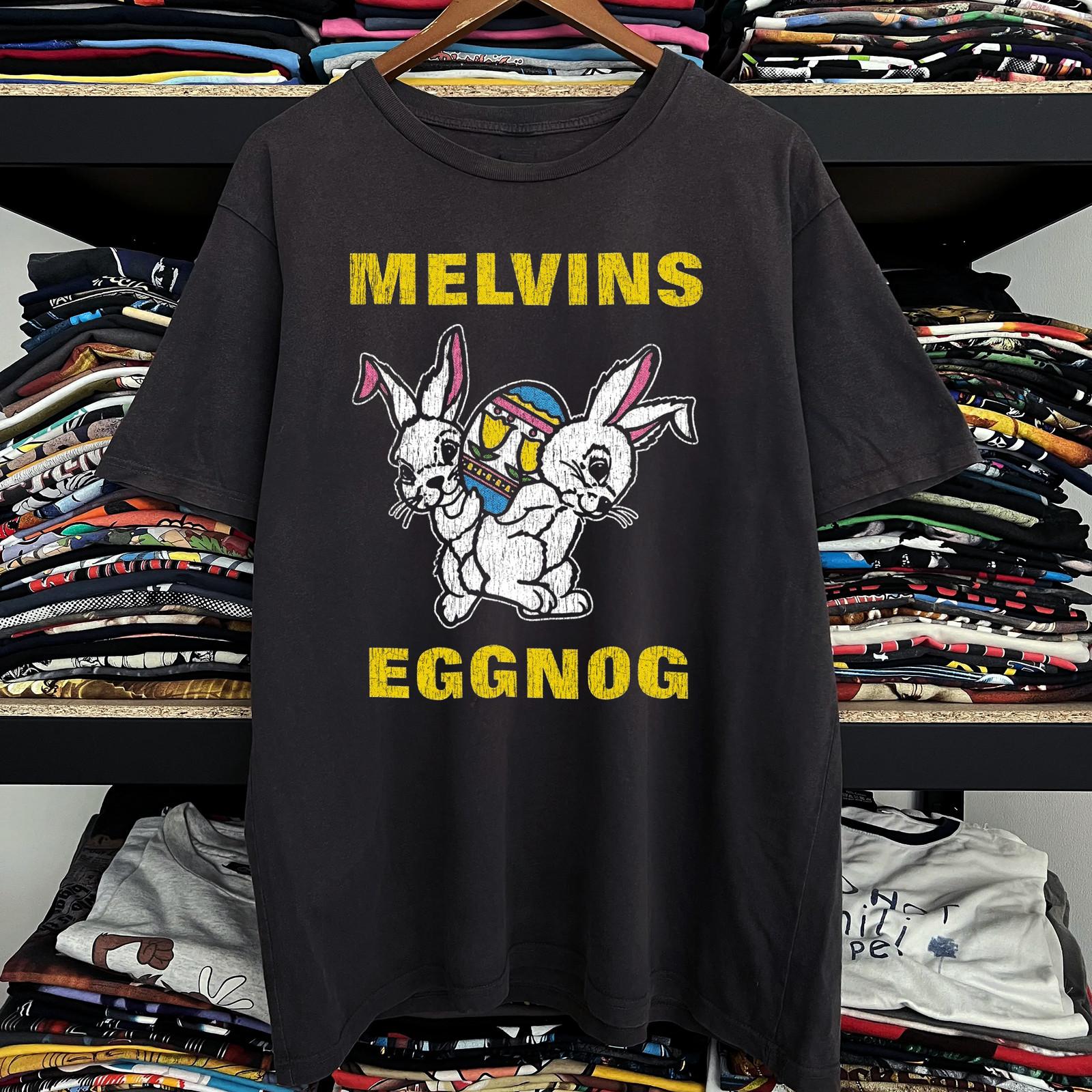 Rare Melvins Eggnog Washed T-Shirt Black L 2XL