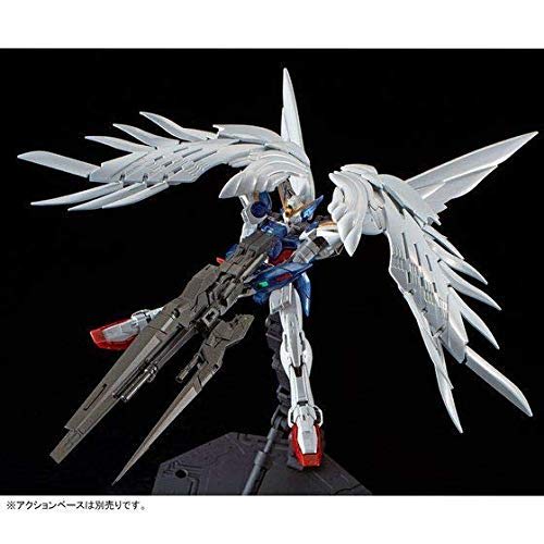 BANDAI RG Wing Gundam Zero EW & Drei Zwerg [Titanium Finish] 1/144 Blue
