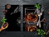 SZKLANA PŁYTA OCHRONNA NA KUCHENKĘ 70x52 WHISKY