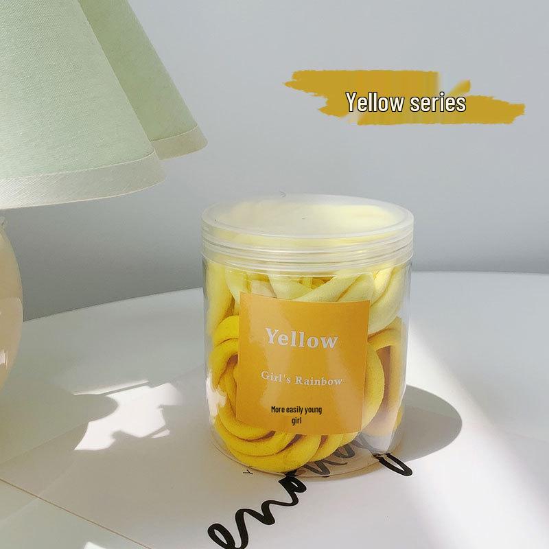 50 High Elasticity Seamless Hair Ties - Durable & Gentle on Hair, Korean Style Bands