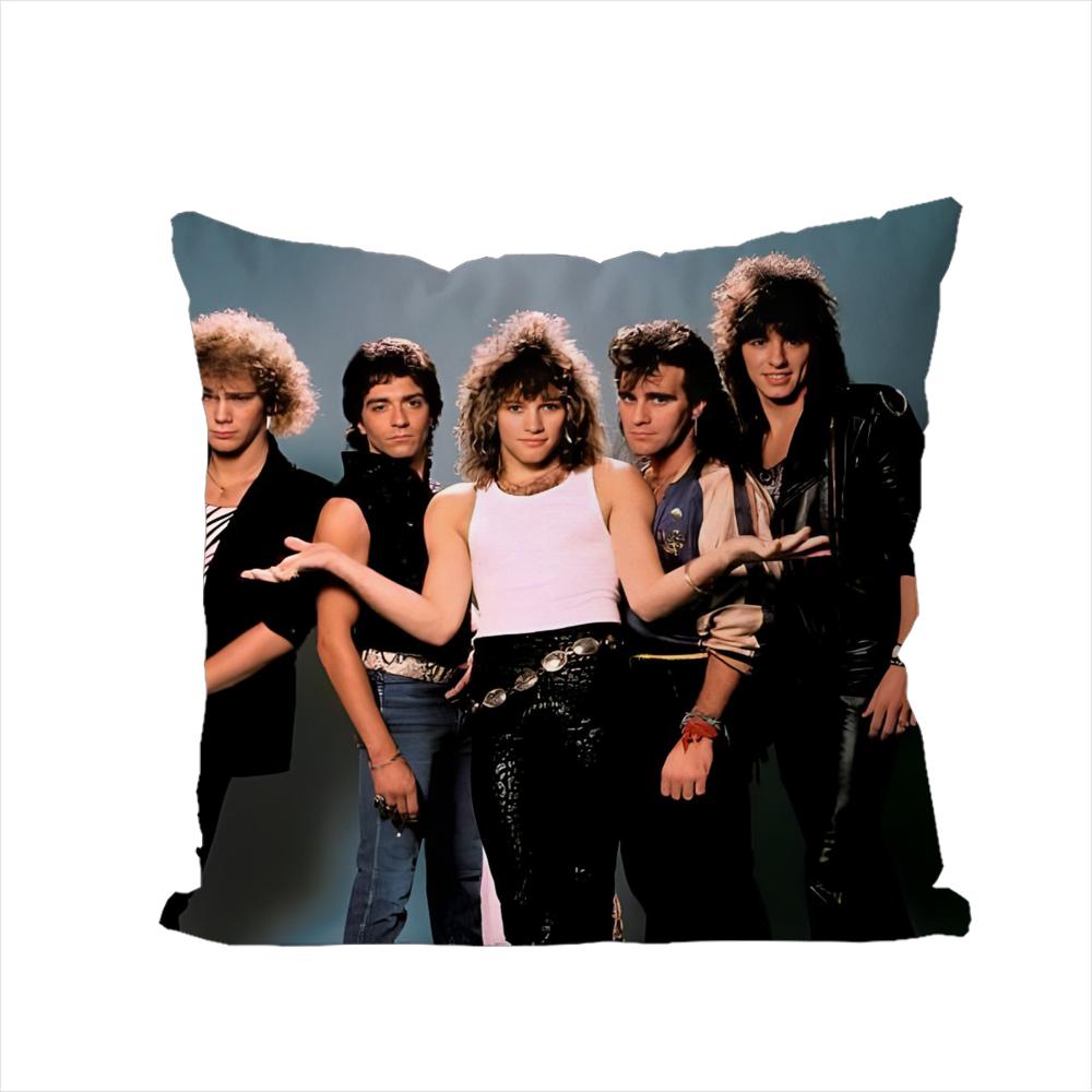 

Band BBon JJovi Pillow Case For Car Sofa Decorative Home Doublesided Print Plush Square Throw Pillow Cushion Cover 30x30cm