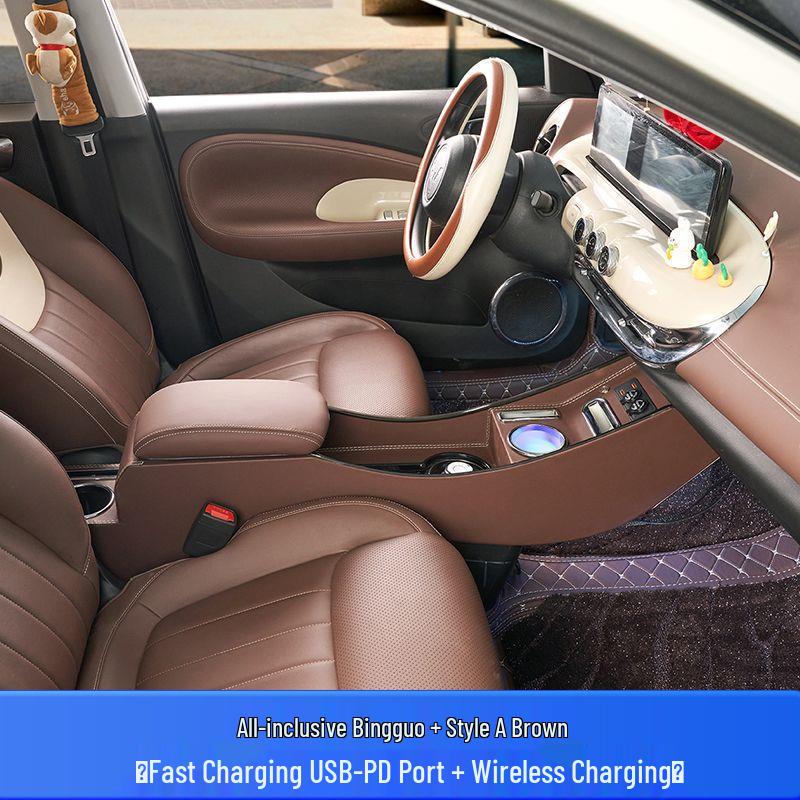 Armrest Storage Box for Wuling Bingo Electric Vehicle Interior Modification