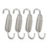 Motoforti 2/4/6Pcs Motorcycles Exhaust Pipe Spring 55mm 2.17" Stainless Steel Exhaust Pipe Spring Hook Modified Accessory