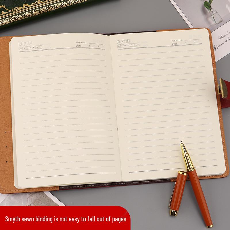 Secure A5 Password Diary & Creative Office Planner with Lock