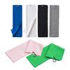 Golf Towel Waffle Pattern Hook Featured Quick Dry Soft Microfiber Fitness Gym Towels Sporting Goods