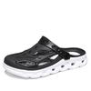 Slippers men's summer outer wear non-slip thick-soled wear-resistant driving hole shoes men's sports and leisure beach half-drag sandals