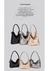 Summer 2026 Woven Texture Shoulder Bag: Large Capacity, Daily Commute Essential, Versatile Fashion for Mother and Daughter