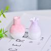 Bunte Harz Mini-Vase Cartoon-Stil Kreatives Deko-Stück für Mikrolandschaften